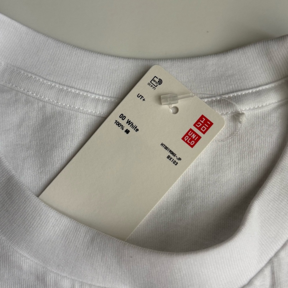 NWT Uniqlo Ginza Exclusive Men’s Manpuku White T-Shirt - Size Medium - Picture 4 of 6